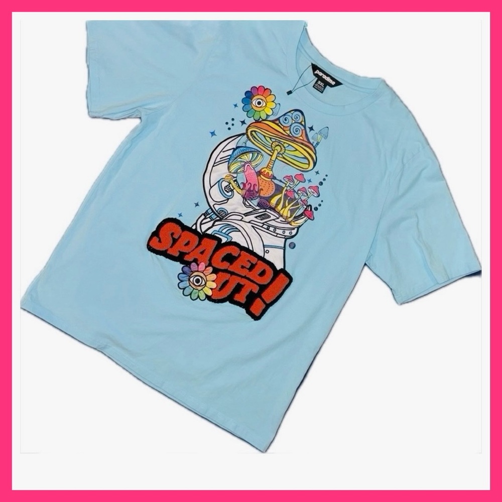 NWOT Paradime Spaced Out Graphic Tee💕🍄🛸🌼